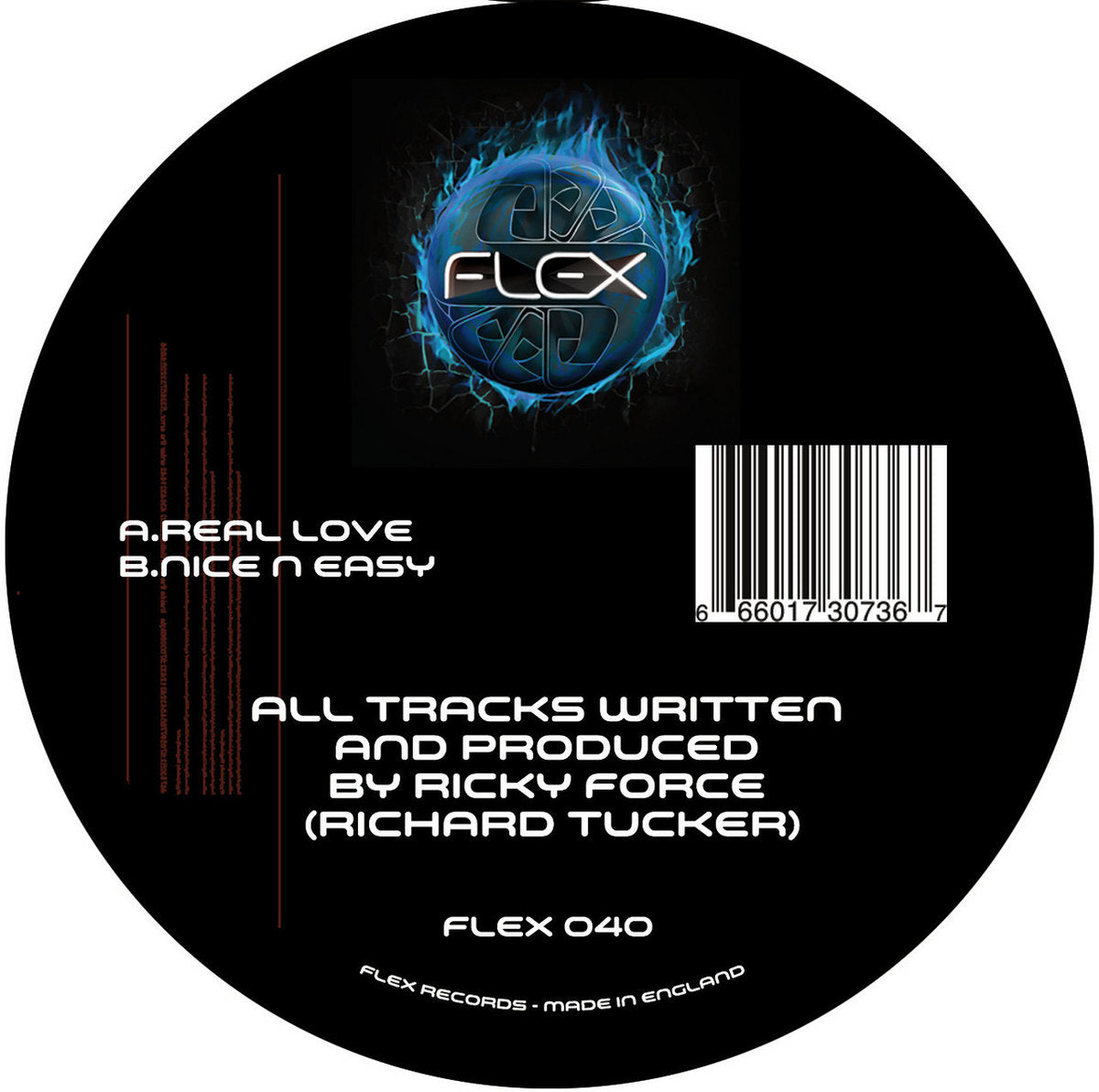 Ricky Force - Real love / Nice n easy Flex 40 (Vinyl)